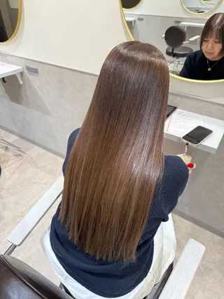 ロング カラー eN° by youres hair 銀座店所属・銀座/髪質改善カラー /縮毛矯正/森田のヘアスタイル