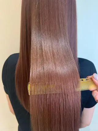 ロング 小顔似合わせ 前田ヒロコのヘアスタイル