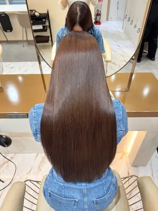 ロング ʚザクザクレイヤー× 艶透明感/にしじまɞのヘアスタイル