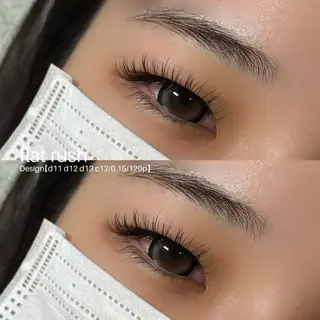 マツエク・マツパ LABEL NATSUKAのマツエク・マツパデザイン