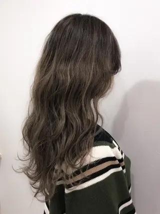 セミロング カラー 🌟艶髪🌟 田島銀河のヘアスタイル