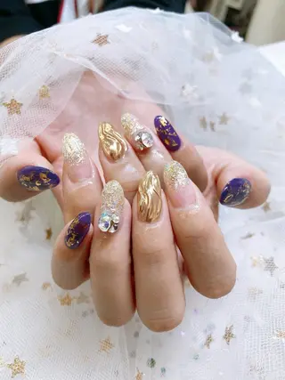 ネイル 🦋ネイルサロン ブラン🌈ゆりのネイルデザイン