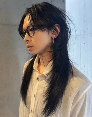 ロング カラー だいち/ハイトーン/ デザインカラーのヘアスタイル