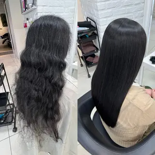 ロング パーマ 染野 匠のヘアスタイル