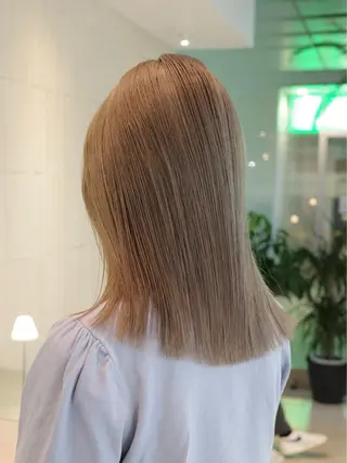 セミロング カラー 村田 りょうやのヘアスタイル