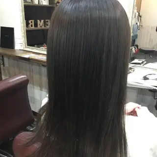 セミロング カラー パーマ embrace エンブレイスのヘアスタイル