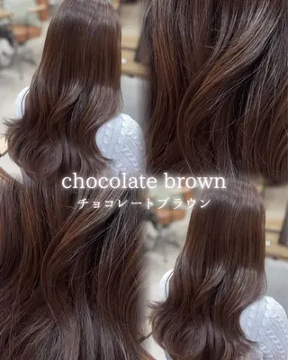 ロング カラー honoka/レイヤ ー/艶感カラー/韓国のヘアスタイル