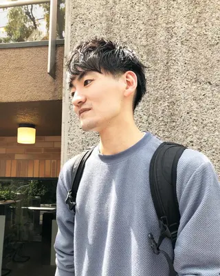 ヘアアレンジ メンズ ainico+所属・メンズ特化✂️栗原 侑也のヘアスタイル