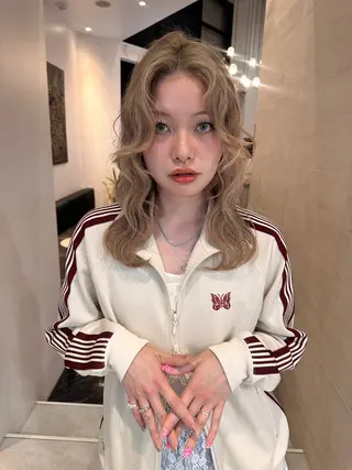 ロング カラー Hana ハイトーン🕯🩰のヘアスタイル