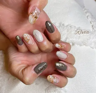 ネイル revia所属・ERI Nailistのネイルデザイン