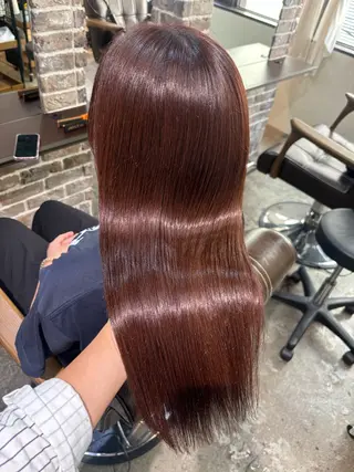 ロング acroあべの店所属・🧸顔周りカット /透明感🎀のヘアスタイル