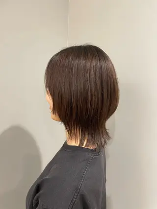 ミディアム hair lanish 流山セントラルパーク店所属・渋谷 夏稀のヘアスタイル