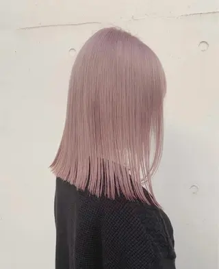 ミディアム カラー nico TOKYO 渋谷所属・ブリーチ　ハイトーン 特化🌈フジタハルキのヘアスタイル