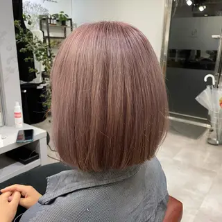 ミディアム カラー monami 山本華菜のヘアスタイル