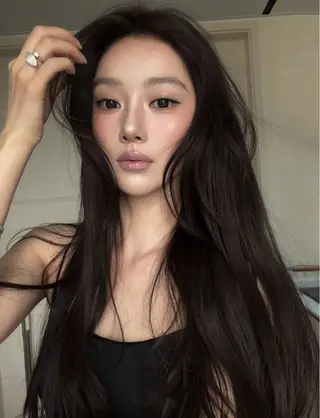 ロング カラー レイヤー/柔色 カラー/SAkiのヘアスタイル