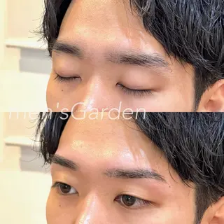 メンズ アイブロウ メンズガーデン yuriのネイルデザイン