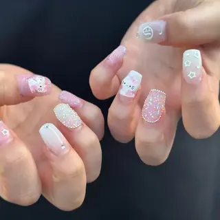 ミディアム nail&eye pang hinaのネイルデザイン