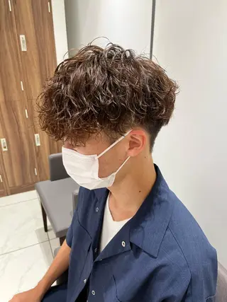 ショート パーマ メンズ 桜新町メンズ特化| ユウダイのヘアスタイル