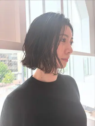 ミディアム ✂️小顔カット✂️ 山本有紀のヘアスタイル