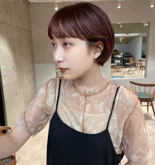 ショート カラー tete nico所属・似合わせ/ヘアカラー nanami🌸のヘアスタイル