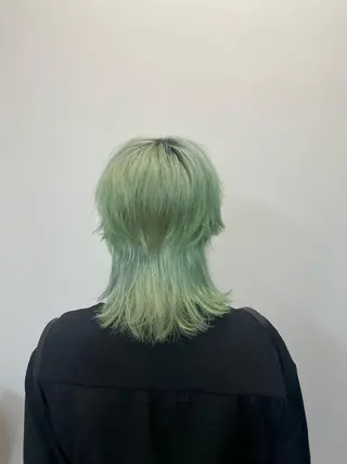 ミディアム カラー sunc所属・梅田l大人韓国ヘア レイヤー×艶カラーのヘアスタイル