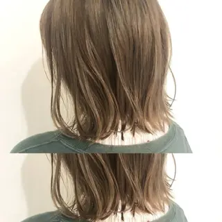 ミディアム カラー 竹内啓太 ボブのヘアスタイル