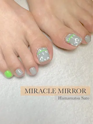 ネイル ミラクルミラー 町野のネイルデザイン