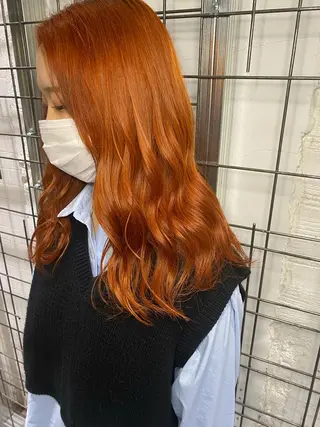 カラー AYANE 韓国ヘア /レイヤーカットのヘアスタイル