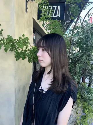 ロング ꪆৎ平行アーチ ྀི ワカナの眉毛・アイブロウイメージ