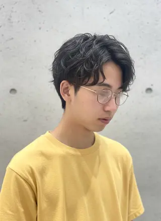 ショート パーマ メンズ 上質メンズスタイル /石川瑠青のヘアスタイル