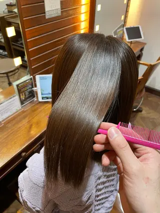 ミディアム stylist YUTOのヘアスタイル
