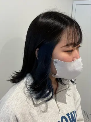 ミディアム カラー COTAN所属・yui /ブリーチなしカラーのヘアスタイル