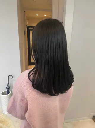 セミロング カラー HARUKA韓国ヘア /Luana梅田のヘアスタイル