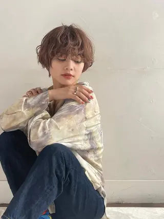 ショート カラー ☁Neolive .Ayana✂️のヘアスタイル