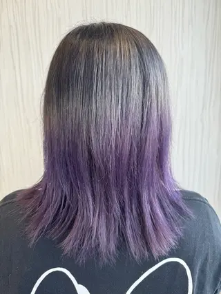 ミディアム 松尾 怜奈のヘアスタイル