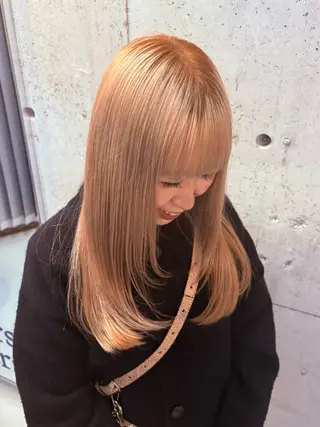 ロング カラー person♡kii マオのヘアスタイル