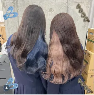 カラー salon village所属・色落ちまで可愛い🧚 心斎橋hikaruのヘアスタイル
