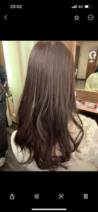 ロング カラー 高松 歩のヘアスタイル