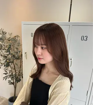 カラー アグヘアーモナ米子駅前店所属・岡田 はるのヘアスタイル