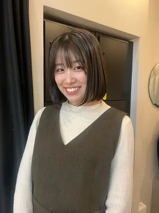 カラー 竹内 穂乃佳のヘアスタイル