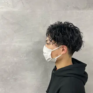 ミディアム カラー パーマ メンズ emo.92co 🌱山本翔太のヘアスタイル