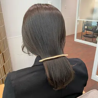 ミディアム カラー CURIO/南船場 /RIN💈🍎のヘアスタイル