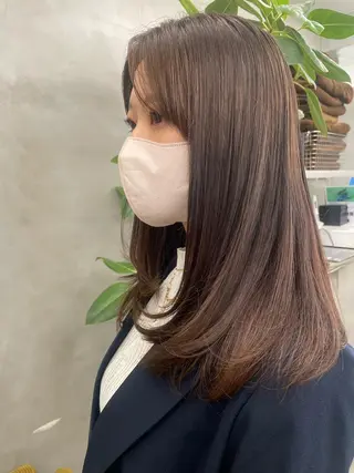 セミロング 🫧ほのか /透明感カラー🫧のヘアスタイル