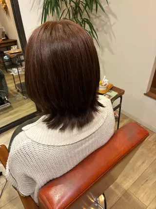 ミディアム 清水 美香のヘアスタイル