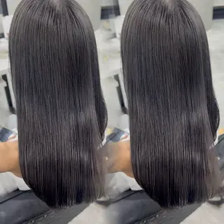 ロング カラー 赤み無し柔らかカラー 【梅田】madokaのヘアスタイル