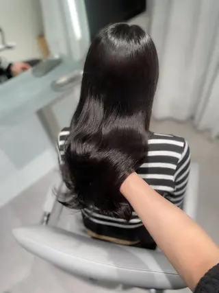 セミロング 透明感たっぷり柔らか 可愛いStyle杏琉のヘアスタイル