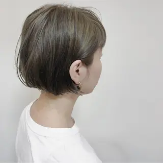 ショート カラー ノグチ ユウキ/ボブのヘアスタイル
