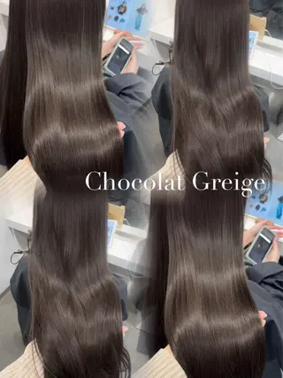 ロング カラー COALL nex the salon所属・Riria✨ 透明感カラーのヘアスタイル