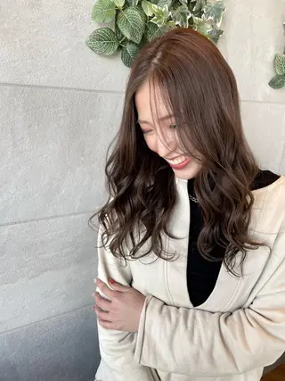 ロング カラー 杉村 未来のヘアスタイル