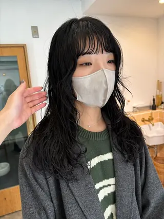 ロング パーマ sakura🌸 レイヤー/韓国ヘアのヘアスタイル